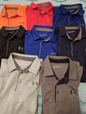 Men's Under Armour Polos Medium Tall
